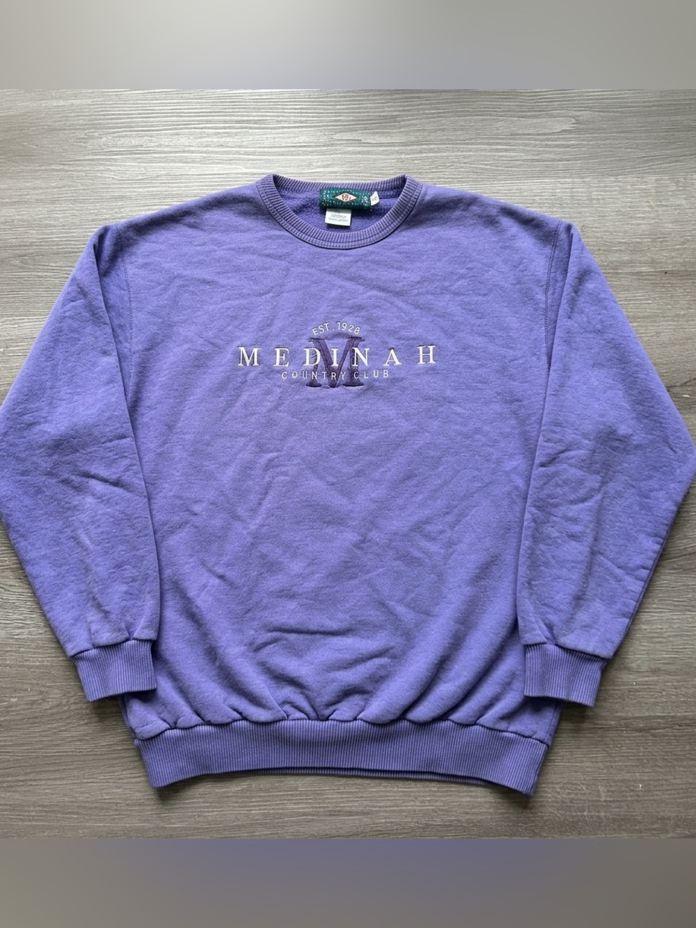 Vintage SDI Medinah Country Club Purple Crewneck Sweatshirt - Size L